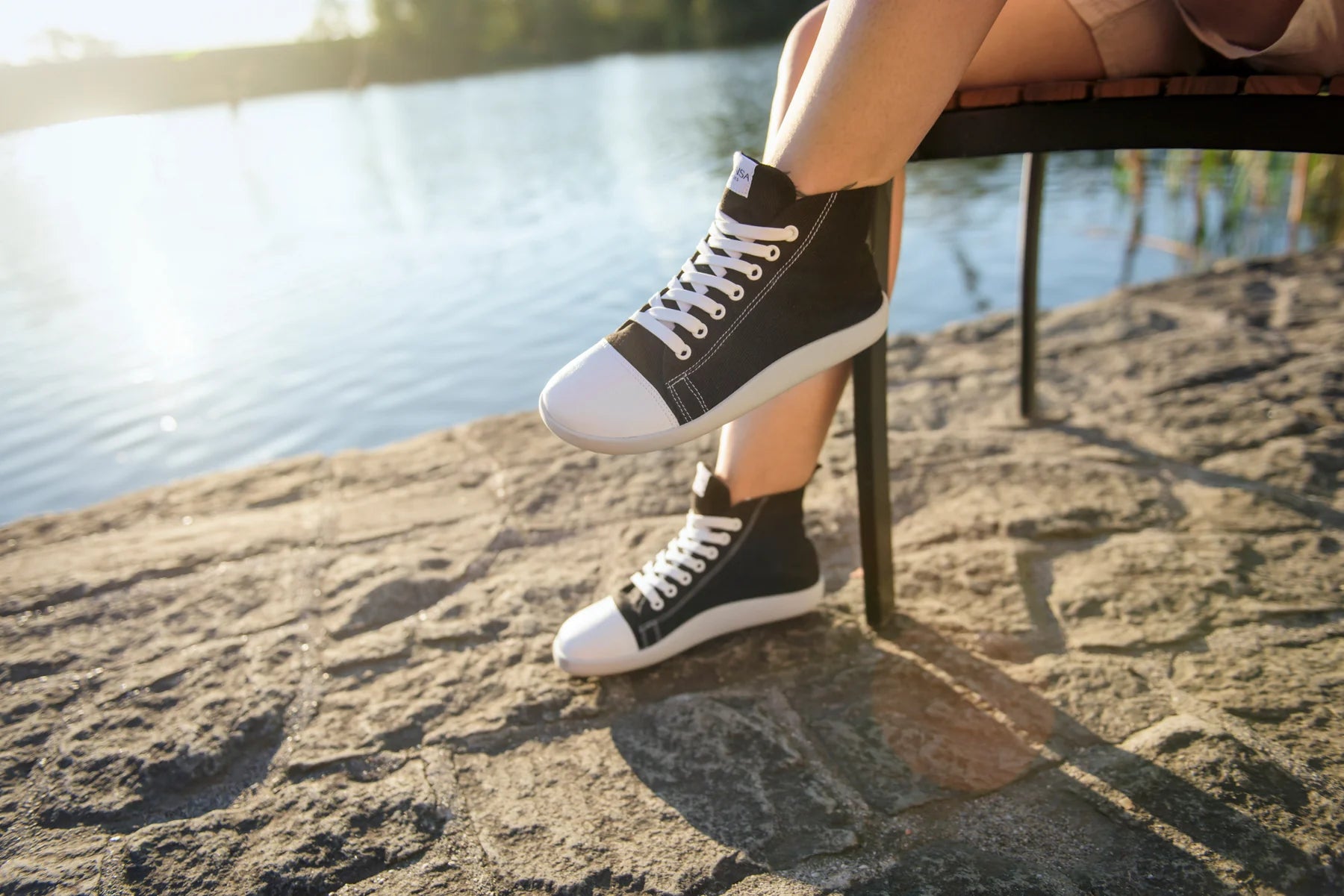 Ahinsa Street Hemp High-top Sneakers