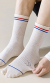 Tabi Socks with Stripes