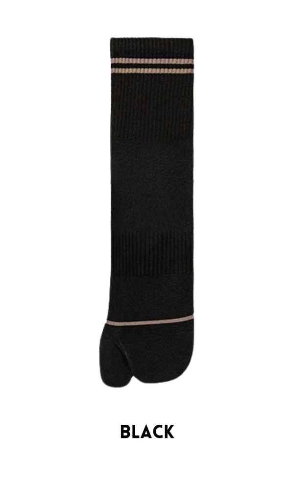 Tabi Socks with Stripes