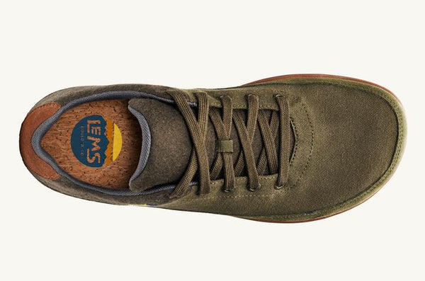 Chillum casual shoe Spruce top showing cork insole