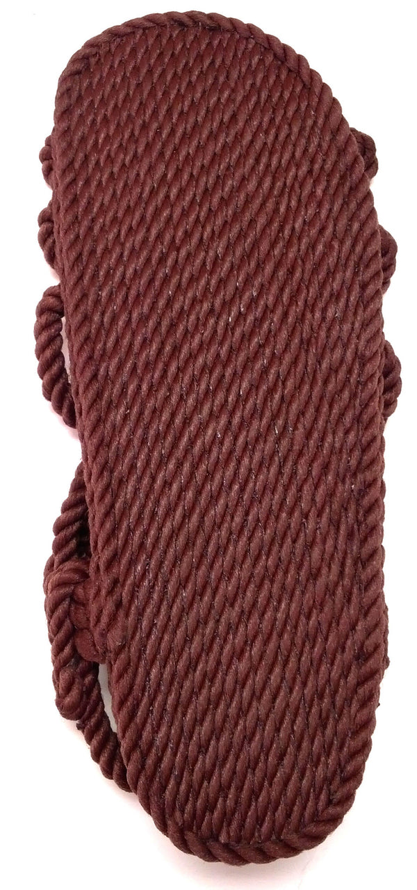 Bottom view of Nomadic State Rope Sandal in Cafe