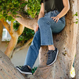 Hanging out in a tree in Jeans and Varsity Blue Lems Chillum
