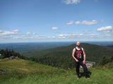 Daniel climbed all the mountains in Quebec wearing one pair of Nomad Sandals