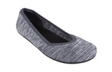 Phoenix Grey  Knit Vegan Flat Minimal Shoes
