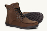Pair of Waterproof Leather Boulder Boots in Weathered Umber