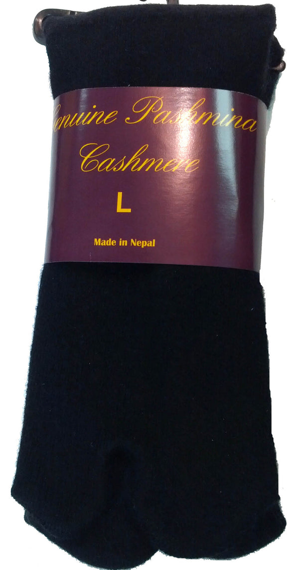 Black Cashmere Tabi Socks