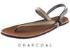 Circadian Lifestyle Huarache Minimal Grounding Sandal with Charcoal Style Conductive Straps
