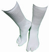 Tall White Cotton/Nylon Tabi Socks