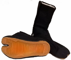 Rikio Black Jikatabi with stitched soles