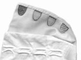 Traditional White Cotton Tabi Socks Showing Fastener Detail